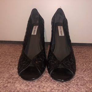 Steve Madden Black Heels Size 7.5